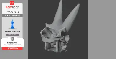 Arsinoitherium Skull - Skull Replica STL