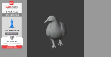 Andaman wood pigeon - Prehistoric Animal STL