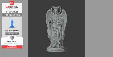 Saint Agrippina of Mineo - Devotional Statue - STL 3D Print