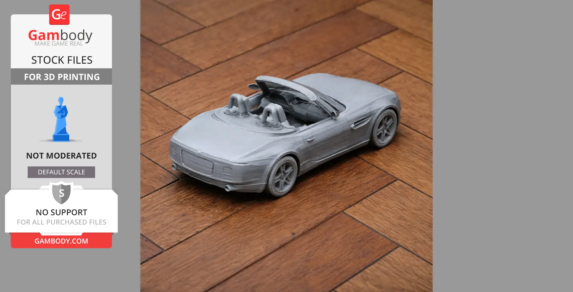 BMW Z8 - Scale Vehicle STL