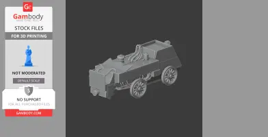 Armoured Autocar - Tank Model STL