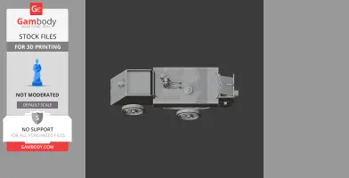 Armoured Autocar - Tank Model STL