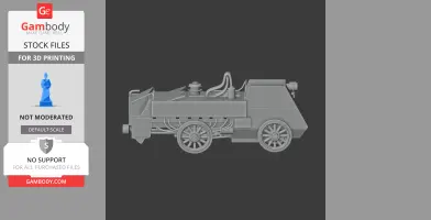 Armoured Autocar - Tank Model STL