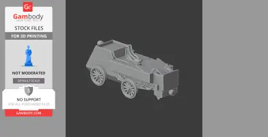 Armoured Autocar - Tank Model STL