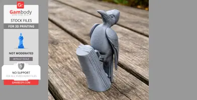 Andaman woodpecker - Prehistoric Animal STL