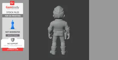 Colt - Brawl Stars Figurine - Character Figure STL