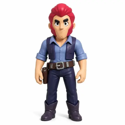 Colt - Brawl Stars Figurine - Character Figure STL