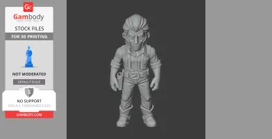 Colt - Brawl Stars Figurine - Character Figure STL