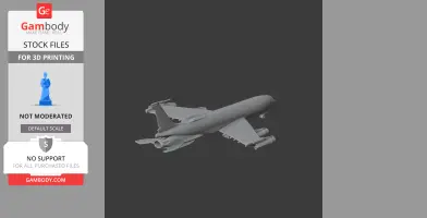 Boeing 707 - Scale Vehicle STL