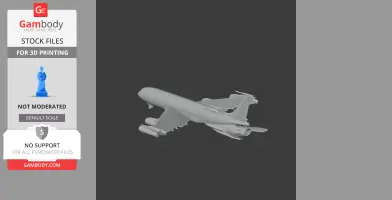 Boeing 707 - Scale Vehicle STL