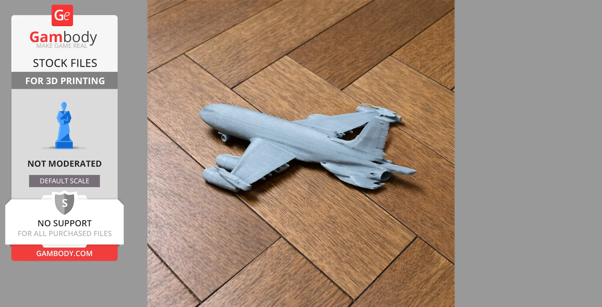 Boeing 707 - Scale Vehicle STL