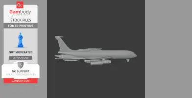 Boeing 707 - Scale Vehicle STL