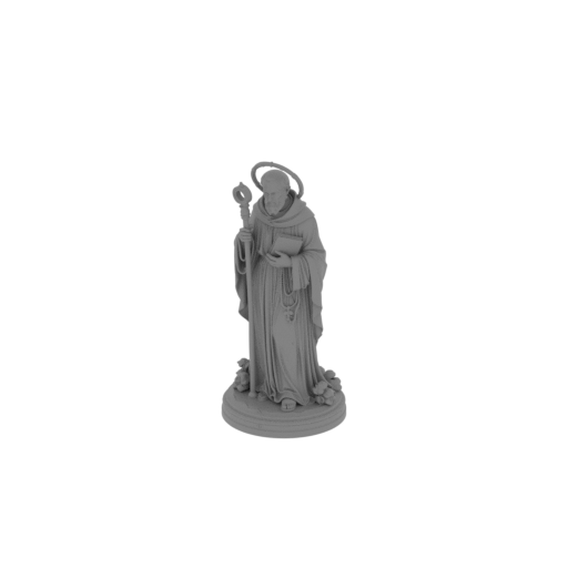 Saint Aibert - Devotional Statue.stl