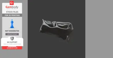 Detailed 3D model of a fictional Balaur skull, showcasing sharp features for 3D printing.