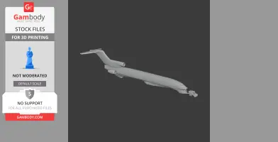 Boeing 727 - Scale Vehicle STL