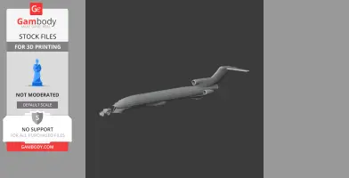 Boeing 727 - Scale Vehicle STL