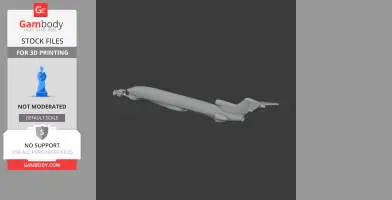 Boeing 727 - Scale Vehicle STL
