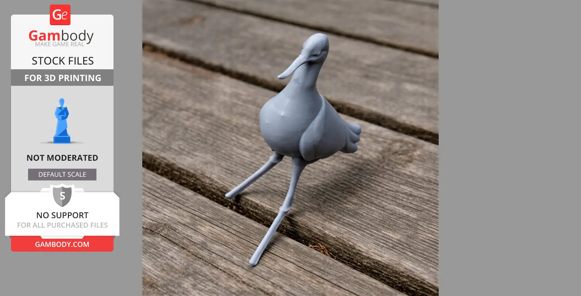 Andean avocet - Prehistoric Animal STL