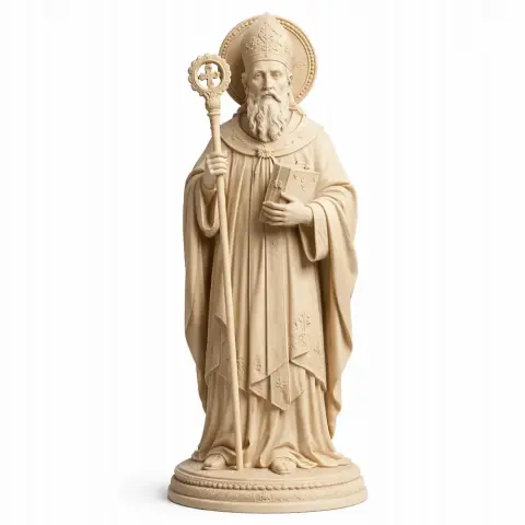 Saint Aichardus - Devotional Statue - STL 3D Print