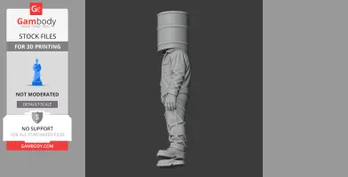 Crude Oil Barrel - Rust Figurine - Character Figure STL