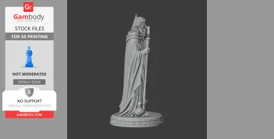 Saint Aidan of Lindisfarne - Devotional - STL 3D Print