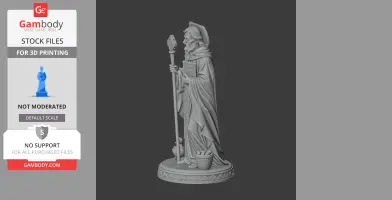 Saint Aidan of Lindisfarne - Devotional - STL 3D Print