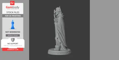 Saint Aidan of Lindisfarne - Devotional - STL 3D Print