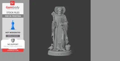 Saint Aidan of Lindisfarne - Devotional - STL 3D Print