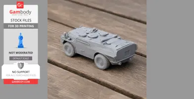 Armoured reconnaissance - Tank Model STL