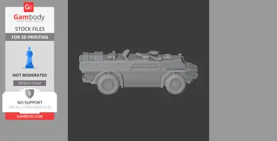 Armoured reconnaissance - Tank Model STL