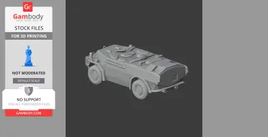 Armoured reconnaissance - Tank Model STL