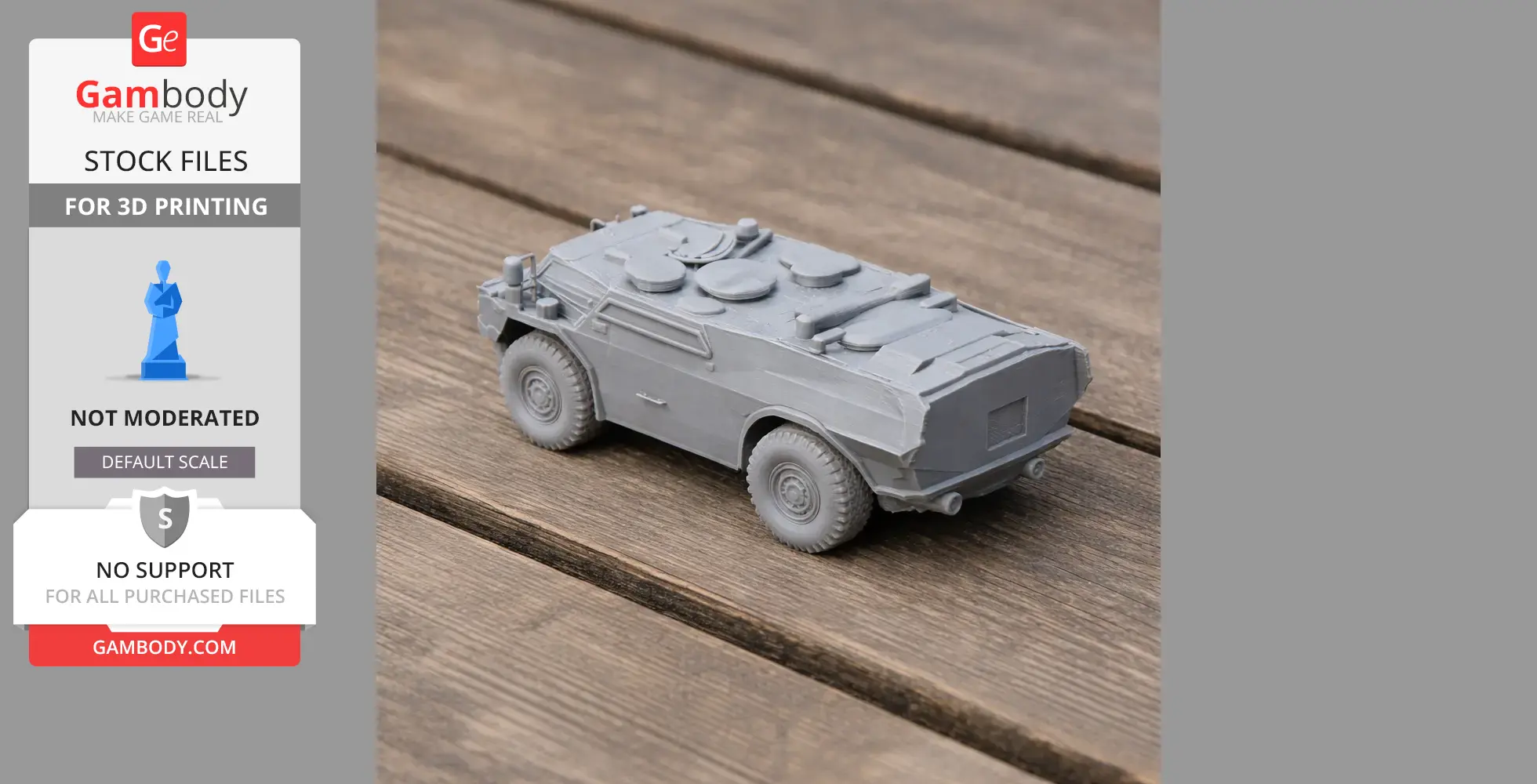 Armoured reconnaissance - Tank Model STL