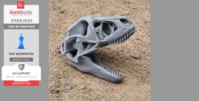 Bambiraptor Skull - Skull Replica STL