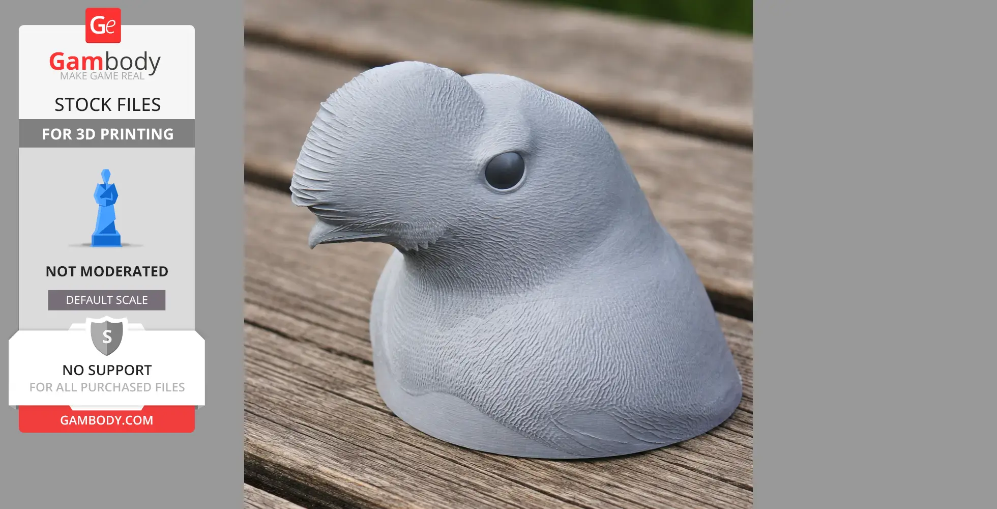 Andean Cock-of-the-rock - Prehistoric Animal STL