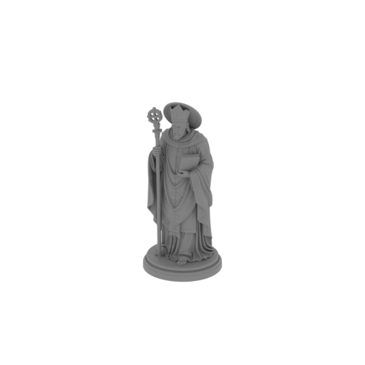 Saint Aignan of Orleans - Devotional Statue.stl