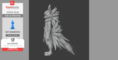 Cryolinx - Palworld Figurine - Character Figure STL