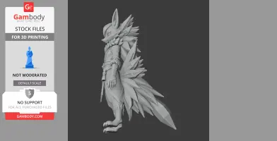 Cryolinx - Palworld Figurine - Character Figure STL
