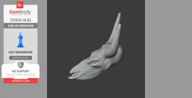 Basutodon Skull - Skull Replica STL