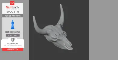 Basutodon Skull - Skull Replica STL