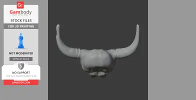 Basutodon Skull - Skull Replica STL