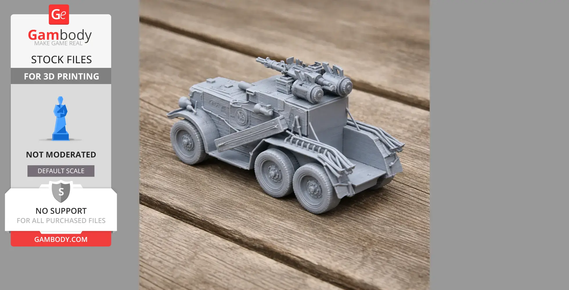 Arsenal Crossley - Tank Model STL