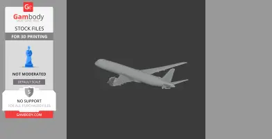 Boeing 787-9 Dreamliner - Scale Vehicle STL