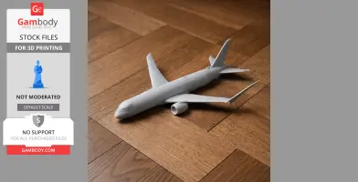 Boeing 787-9 Dreamliner - Scale Vehicle STL