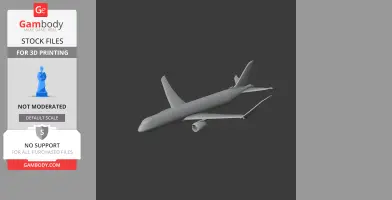 Boeing 787-9 Dreamliner - Scale Vehicle STL