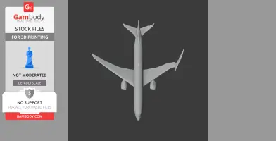 Boeing 787-9 Dreamliner - Scale Vehicle STL