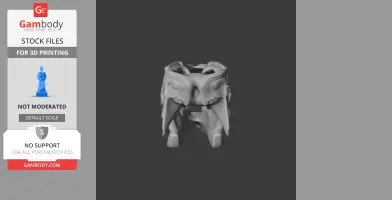 Batyrosaurus Skull - Skull Replica STL