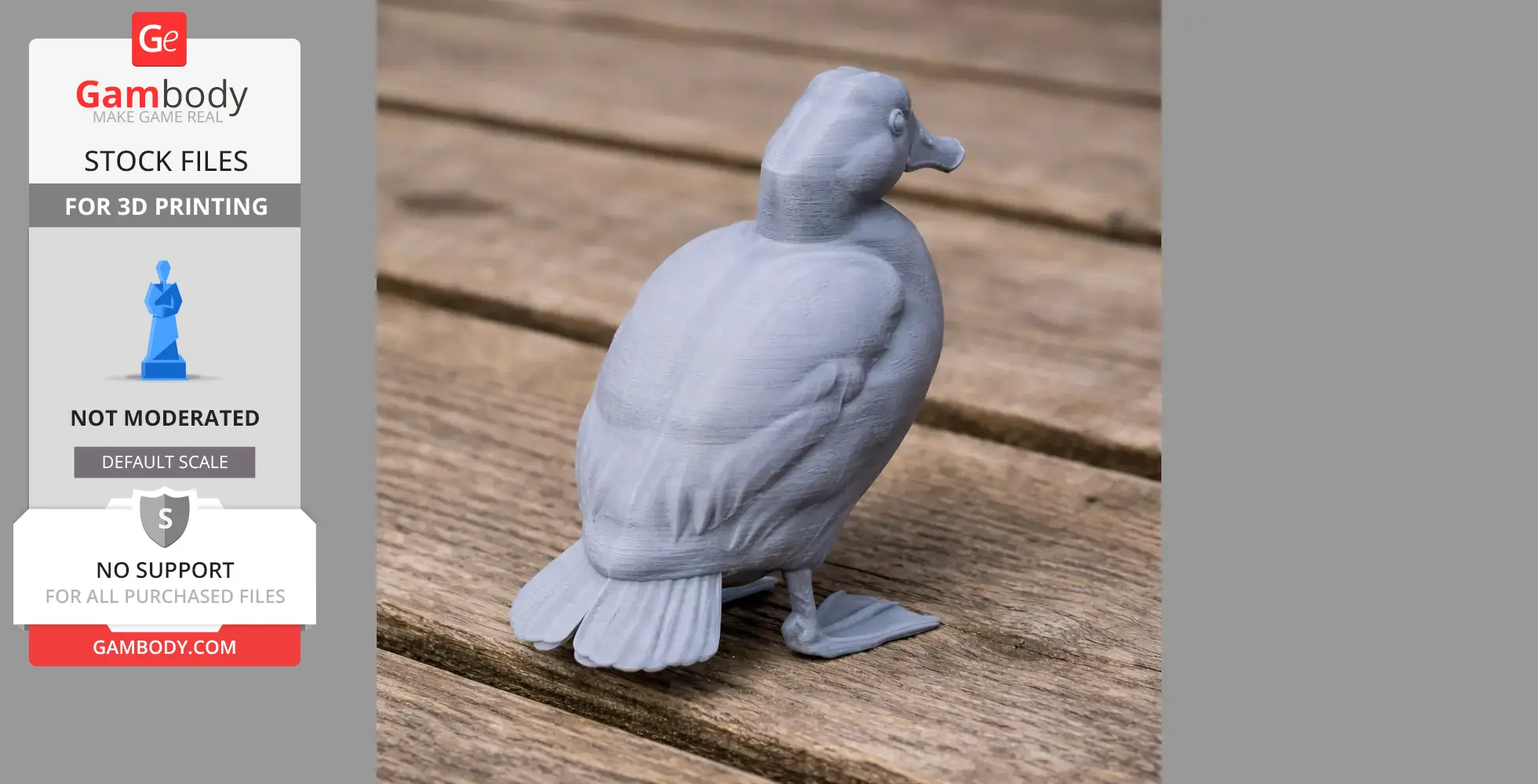 Andean duck - Prehistoric Animal STL
