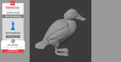 Andean duck - Prehistoric Animal STL
