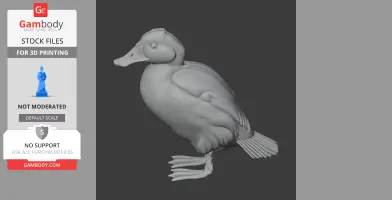 Andean duck - Prehistoric Animal STL