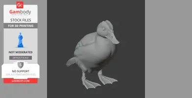 Andean duck - Prehistoric Animal STL